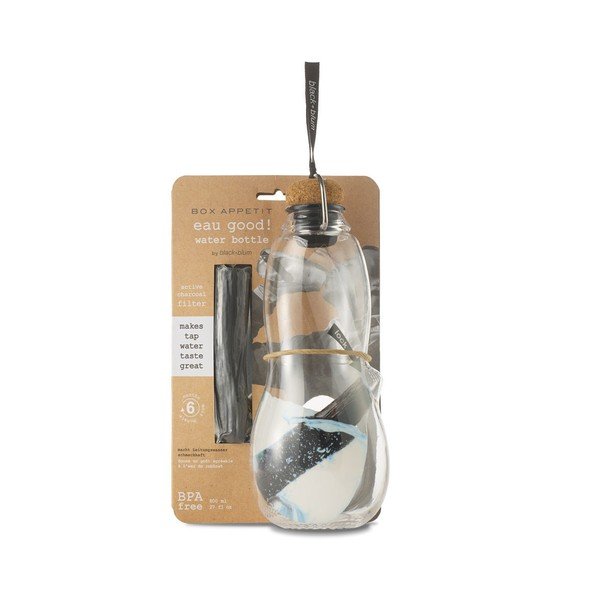 Melna filtrēšanas pudele ar binčotanu Black + Blum Pure, 800 ml-image-1
