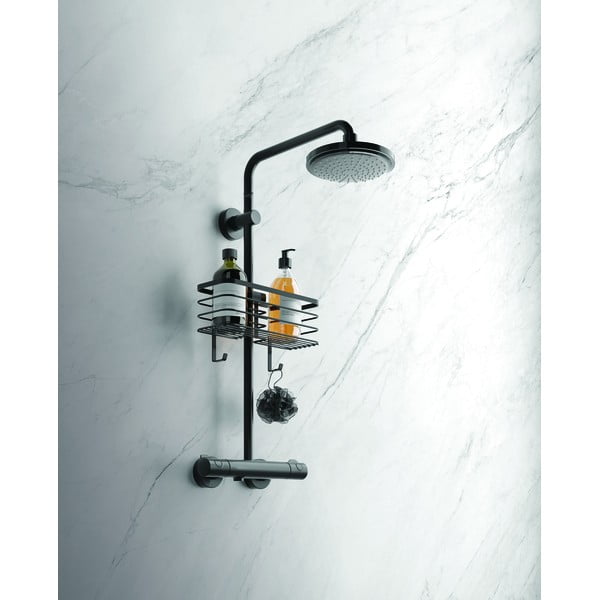 Melns vannas istabas plaukts Metaltex Origin-image-3