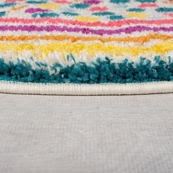 Apaļš paklājs 100x100 cm Rainbow Spot – Flair Rugs-image-4