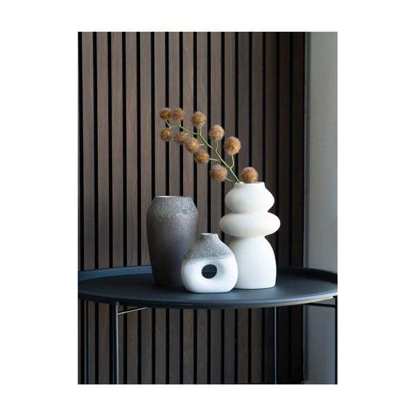 Krēmkrāsas māla vāze (augstums 26,5 cm) – House Nordic-image-1