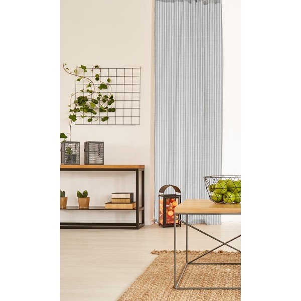 Pelēks aizkars Really Nice Things Cortina Hogar Grey Marine Stripes-image-1