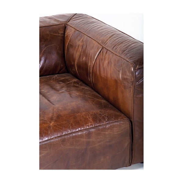 Kare Design Cubetto ādas trīsvietīgs dīvāns-image-3