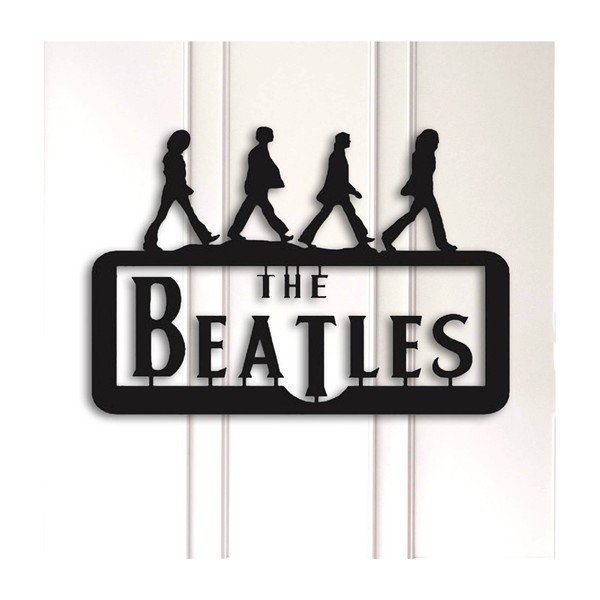 Melna sienas apdare The Beatles