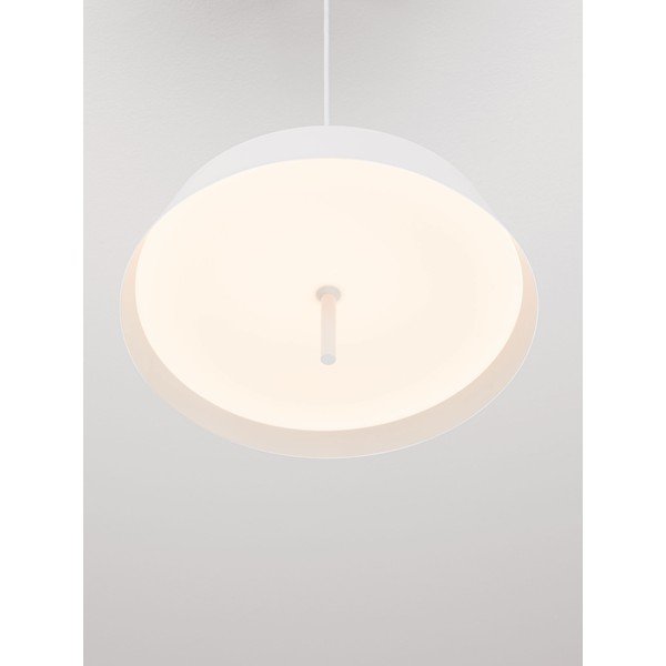 Balta alumīnija LED piekaramā lampa ar regulējamu spilgtumu ø 45 cm Velio – Nova Luce-image-2