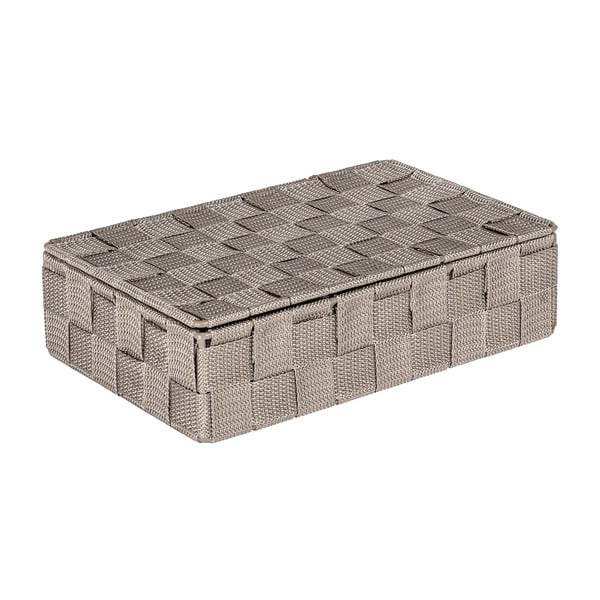 Brūns vannas istabas organizators ar vāku Wenko Adria-image-1