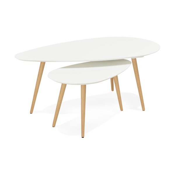 2 uzglabāšanas galdu komplekts Kokoon Design Gosmi-image-2