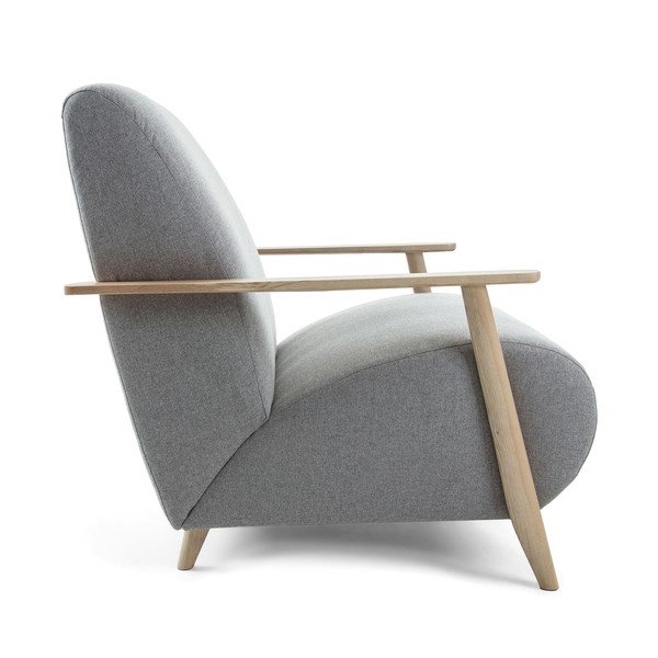 Pelēks atpūtas krēsls Meghan – Kave Home-image-3