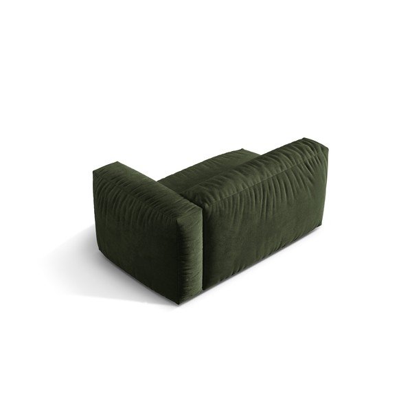 Zaļa samta modulārā dīvāna daļa (ar labo stūri) Martina – Micadoni -image-2