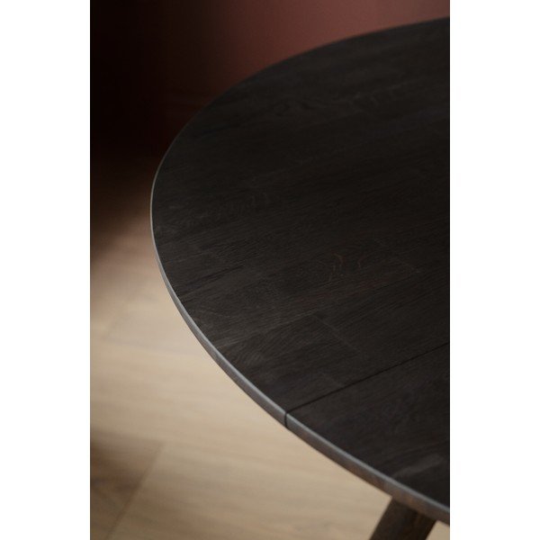 Ozola masīvkoka apaļš izvelkams ēdamgalds ø 140 cm Clapperton – Rowico-image-4