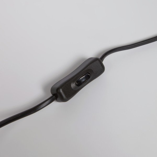 Galda lampa ar stikla abažūru baltā/zelta krāsā (augstums 22 cm) Seina – Kave Home-image-4