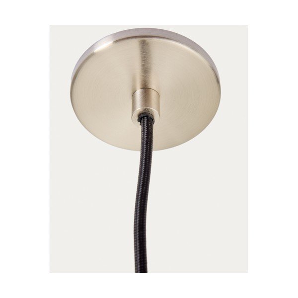 Sudraba krāsas piekaramā lampa ar metāla abažūru Nuvira – Kave Home-image-3