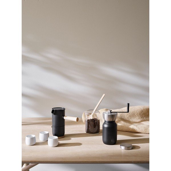 Melna nerūsējošā tērauda mokas kafijas kanna 250 ml Collar – Stelton-image-3