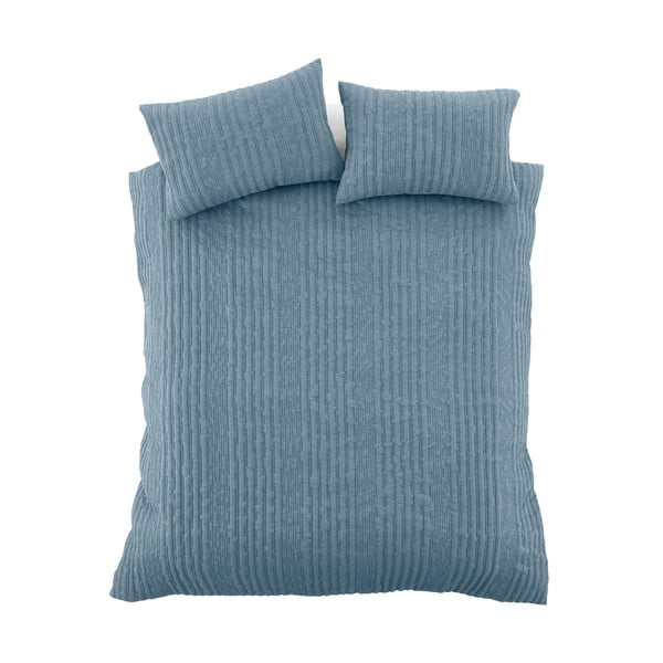 Zila divguļamā gultas veļa 200x200 cm Tamba Stripe – Pineapple Elephant-image-2