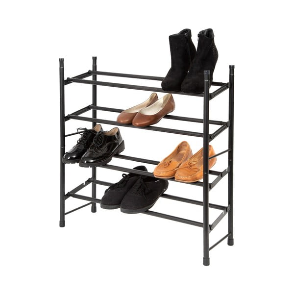 Melns metāla izvelkams apavu statīvs – Compactor-image-3