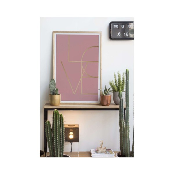 Glezna rāmī Velvet Atelier Golden Love, 40 x 60 cm-image-1