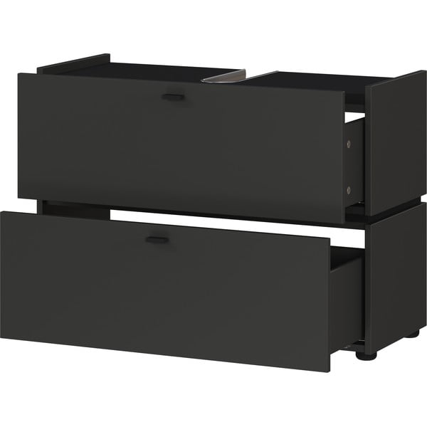 Antracīta pelēks skapītis zem izlietnes 80x59 cm Modesto – Germania-image-3