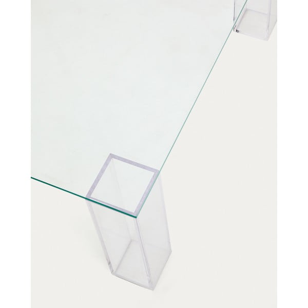 Stikla žurnālgaldiņš 85x85 cm Adularia – Kave Home-image-3