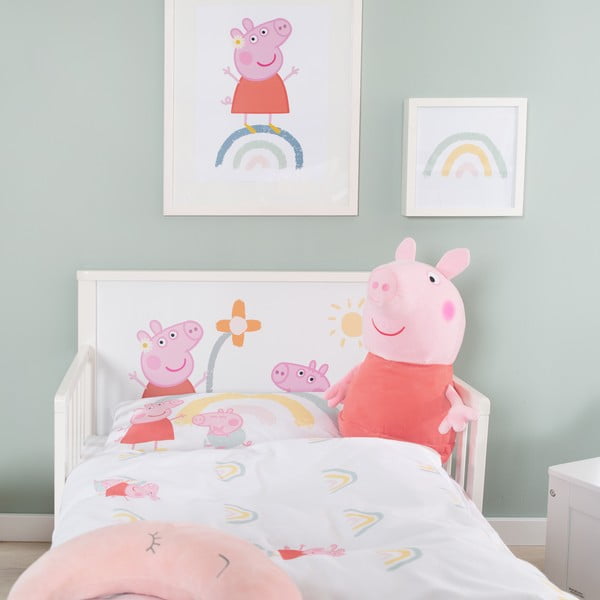 Balta bērnu gulta 70x140 cm Peppa Pig – Roba-image-4