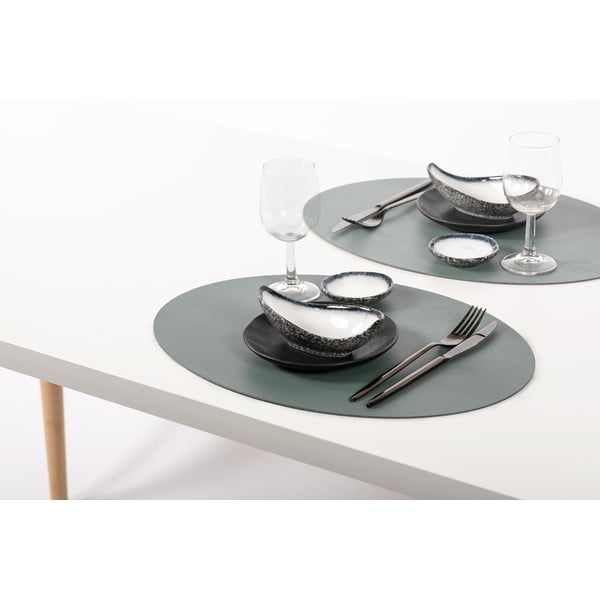 Zils pārstrādātas ādas paliktnis ZicZac Titan, 33 x 45 cm-image-1