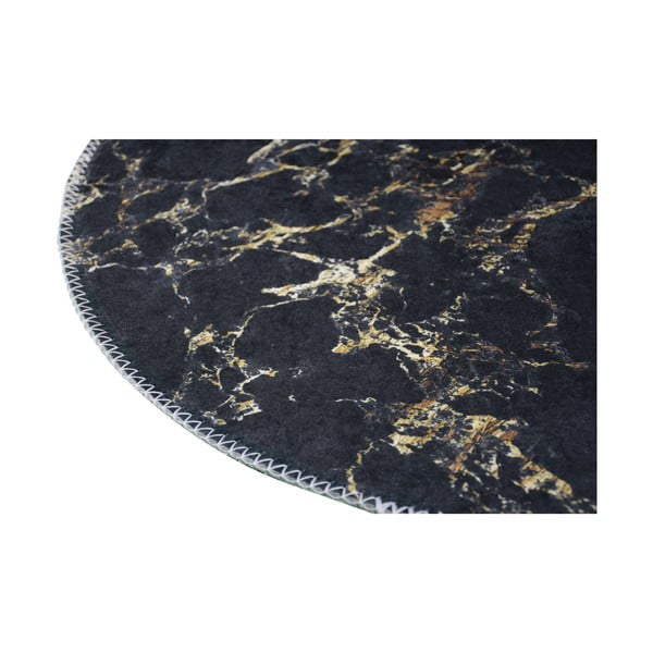 Pelēks apaļš paklājs ø 160 cm – Vitaus-image-2