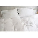 Balta vienguļamā muslīna gultas veļa 140x200 cm Plain Muslin – Butter Kings