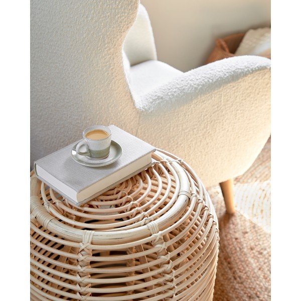 Rotangpalmas apaļš sānu galdiņš ø 45 cm Kohana – Kave Home-image-2
