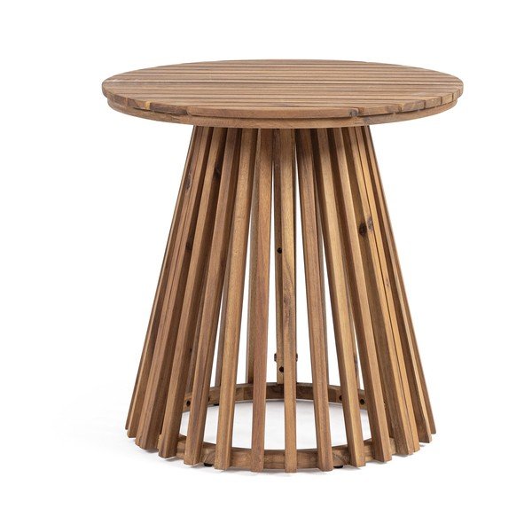 Akācijas masīvkoka apaļš dārza galdiņš ø 50 cm Rodano – Bizzotto