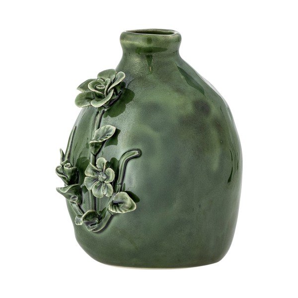 Zaļa akmensmasas vāze (augstums 13,5 cm) Ramia – Bloomingville