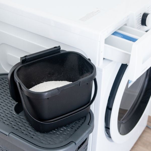 Melns kompostējamo atkritumu konteiners 4,5 l – Addis-image-1