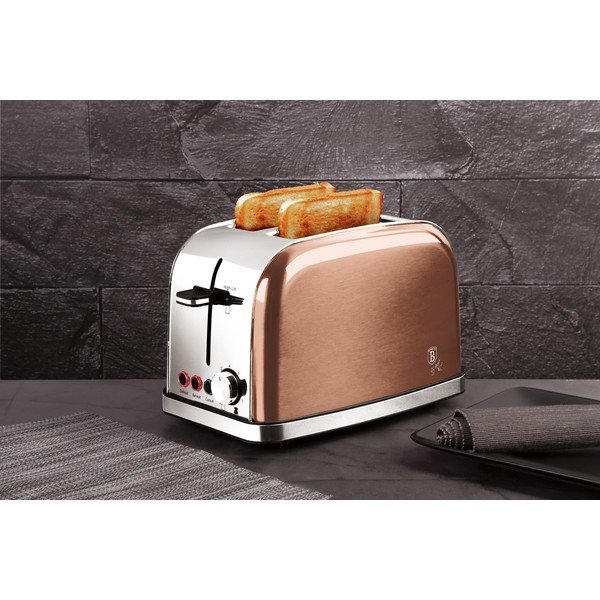Smilškrāsas tosteris Rosegold Metallic Line – BerlingerHaus-image-2