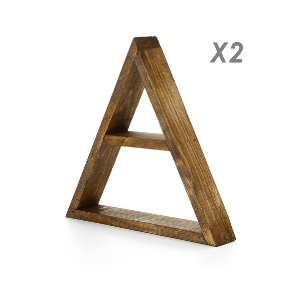 5 koka sienas plauktu komplekts Ava-image-1