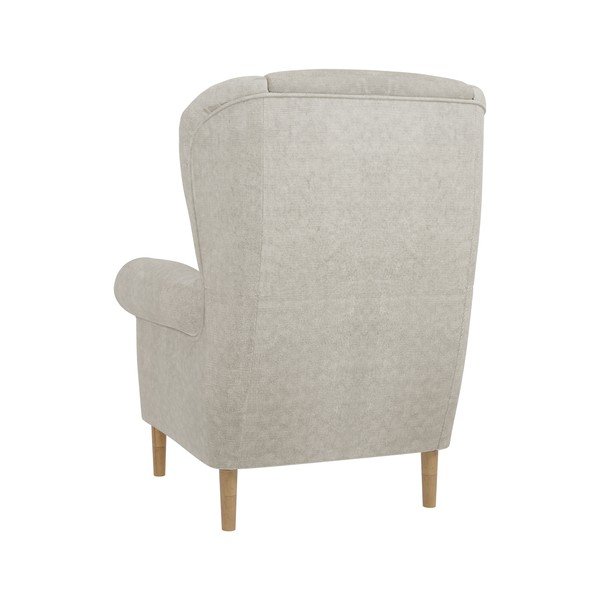 Bēšs atpūtas krēsls ar atzveltni Swan – Ropez-image-2