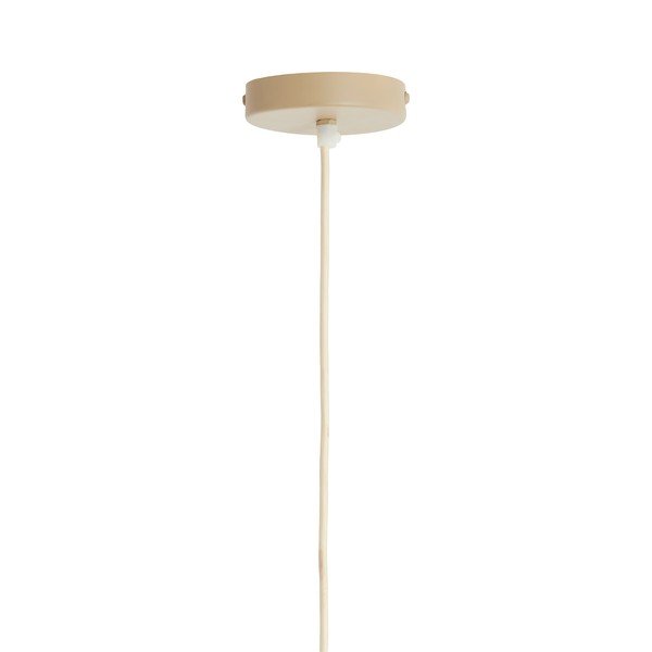 Krēmkrāsas piekaramā lampa ar auduma abažūru Esmiria – Light & Living-image-3