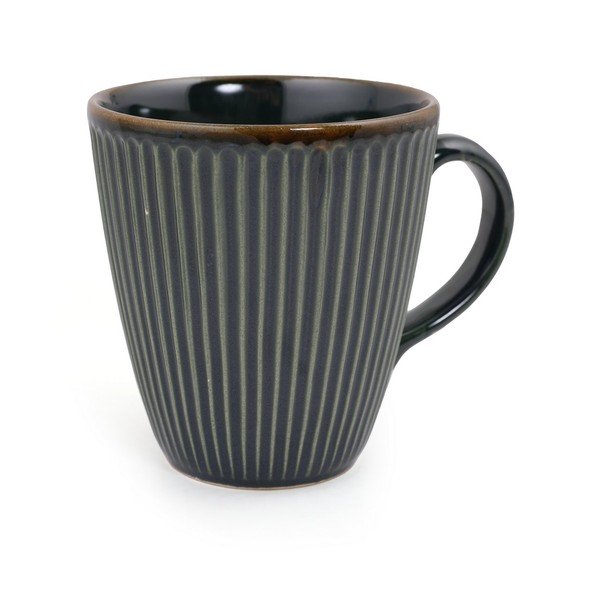 Tumši zaļas keramikas krūzes (6 gab.) 0.3 l – Hermia-image-2