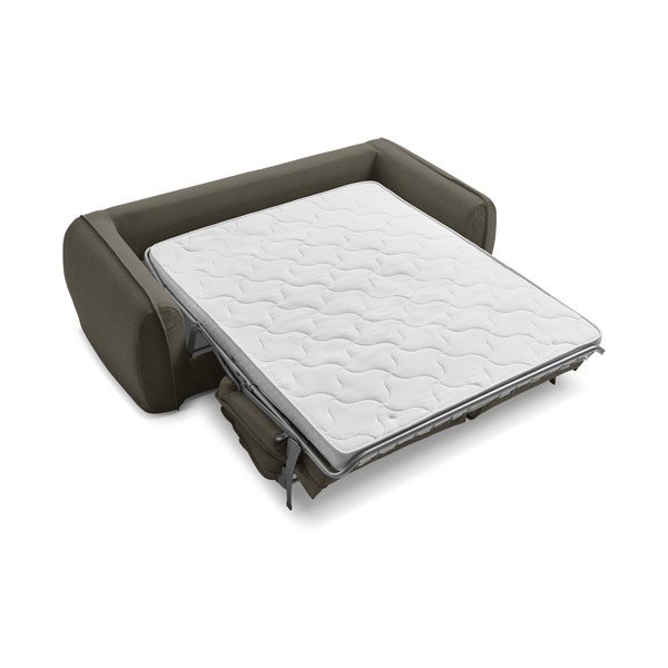 Pelēkbrūns dīvāns gulēšanai/salokāms 236 cm Archimede – Bobochic Paris-image-4