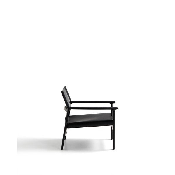 Melns ādas atpūtas krēsls Jan – Kave Home-image-3