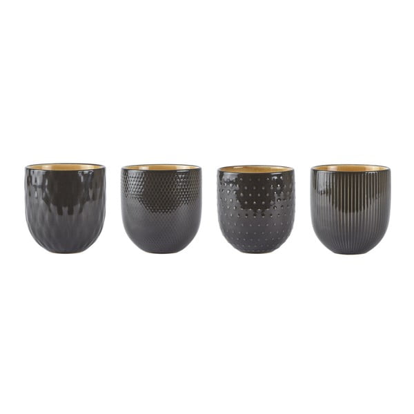 4 keramikas krūžu komplekts Villa Collection Tribe, 400 ml