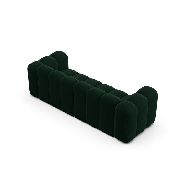 Tumši zaļš dīvāns 228 cm Lupine – Micadoni Home-image-2