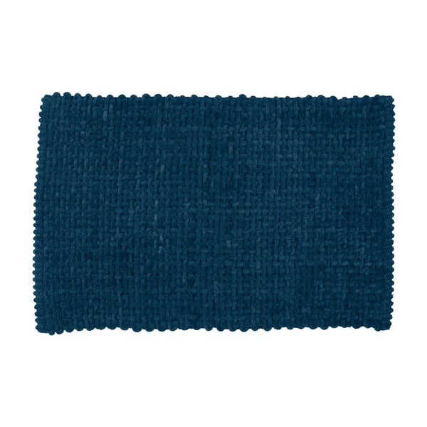 Tumši zils tekstila vannas istabas paklājiņš 50x80 cm Covelo – Wenko
