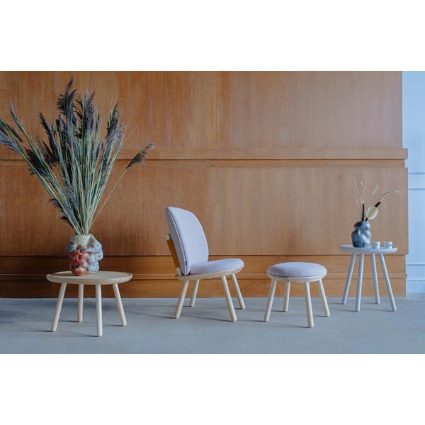 Bēšs vilnas kāju soliņš EMKO Naïve-image-1