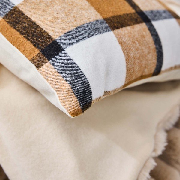 Dekoratīvais spilvens 45x45 cm Ecossais – douceur d'intérieur-image-2