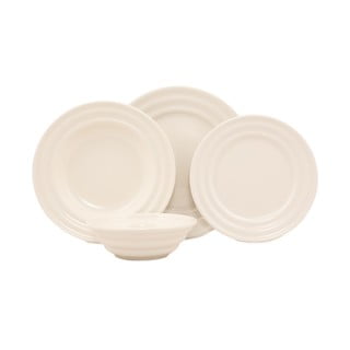 Balts porcelāna trauku komplekts (24 gab.) Kütahya Porselen Classic