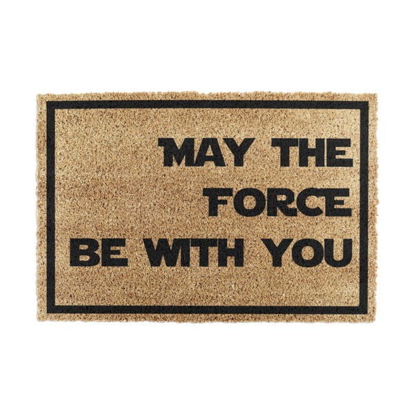 Kokosšķiedras kājslauķis 40x60 cm May the Force Be With Your – Artsy Doormats