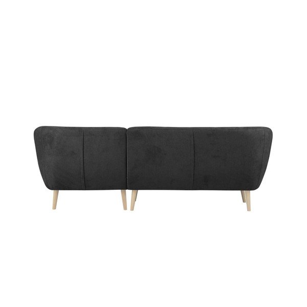 Tumši pelēks trīsvietīgs dīvāns ar labo stūri Mazzini Sofas Sicile-image-2
