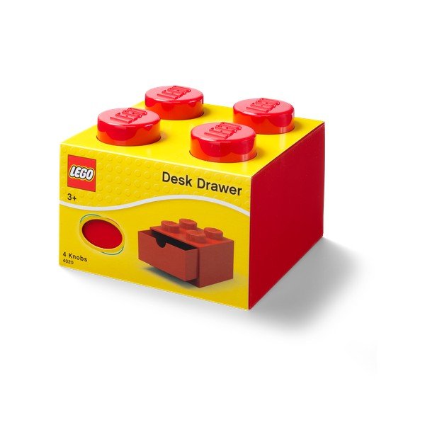 Sarkana galda kaste ar atvilktni LEGO®, 15 x 16 cm-image-2