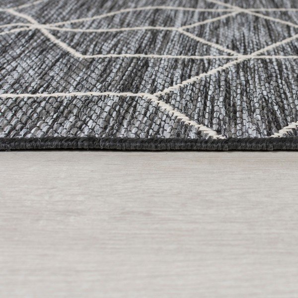 Pelēks āra paklājs 170x120 cm Napoli – Flair Rugs-image-4