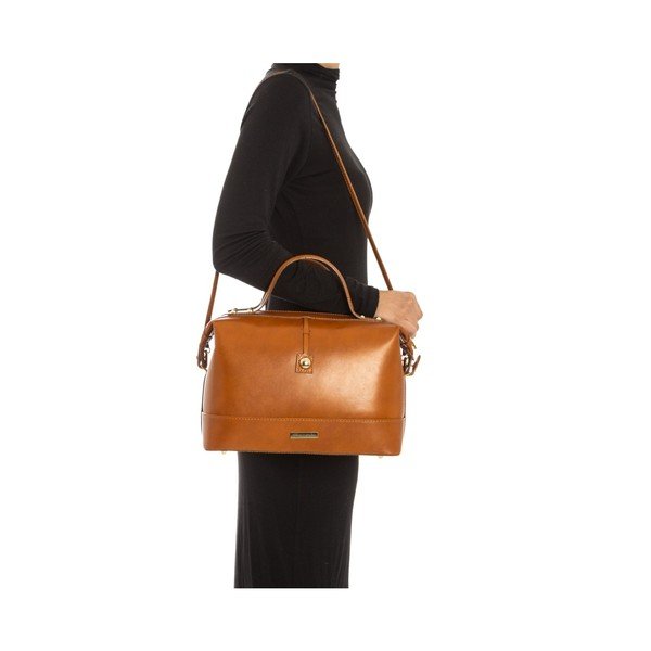 Ādas rokassoma Anna Luchini 355L Cognac-image-4