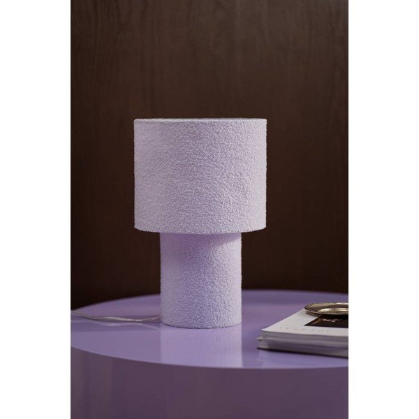 Gaiši violeta tekstila galda lampa (augstums 44 cm) Aubra – Jotex-image-2