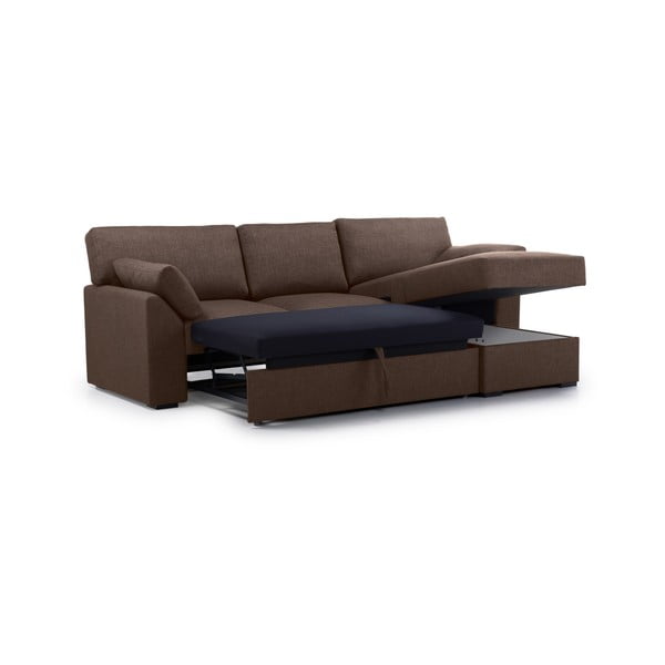 Brūns salokāms stūra dīvāns (ar labo stūri) Janson – Scandic-image-3