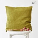Lina spilvendrāna 45x45 cm Moss Green – Linen Tales
